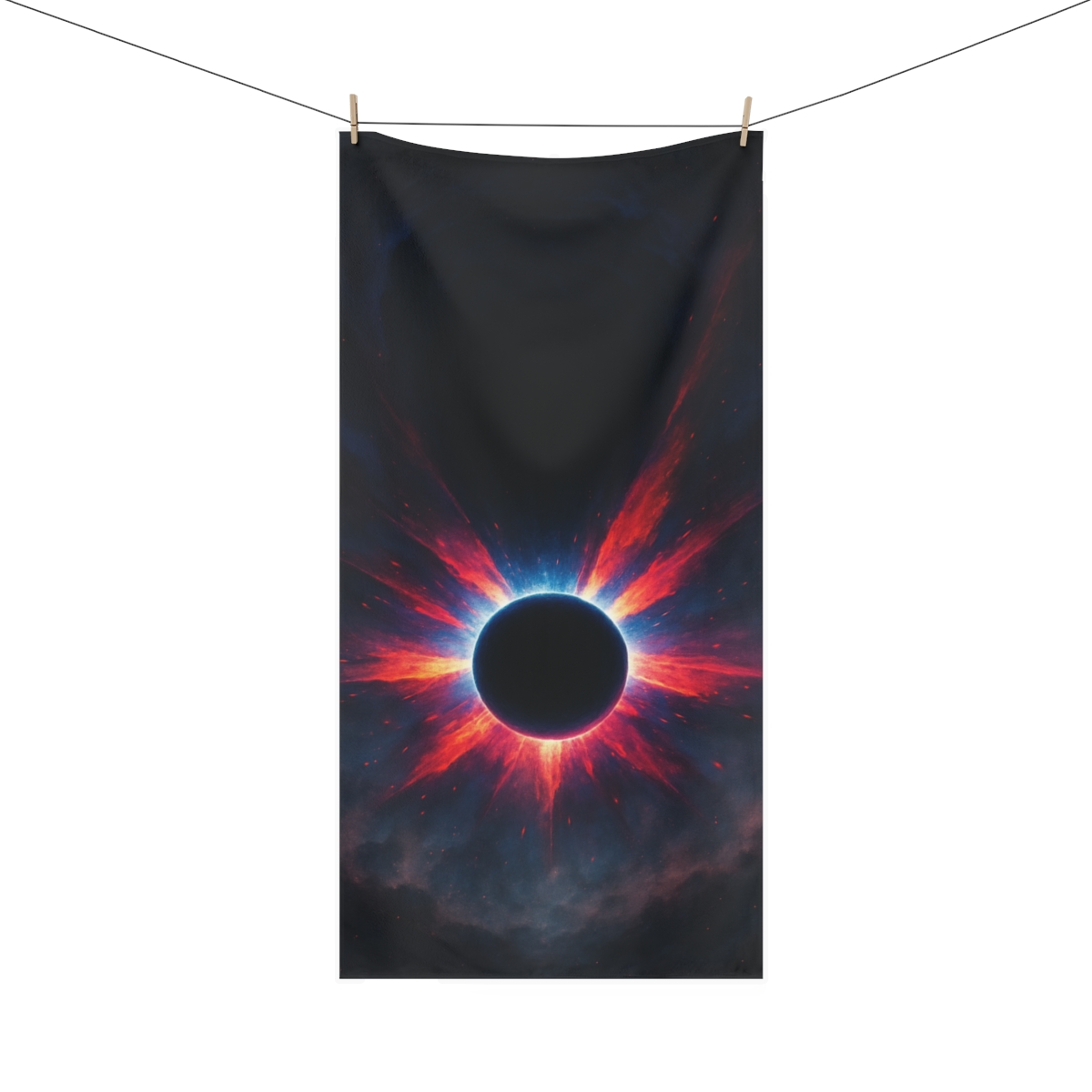 Prismatic Event Horizon Bloom soft cotton towels