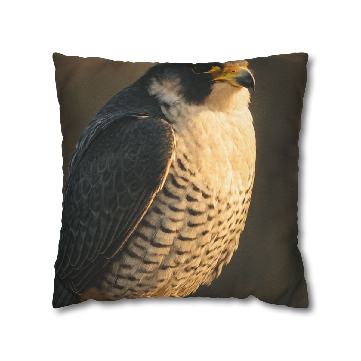 Starlit Poise Peregrine Falcon soft cotton pillow cases