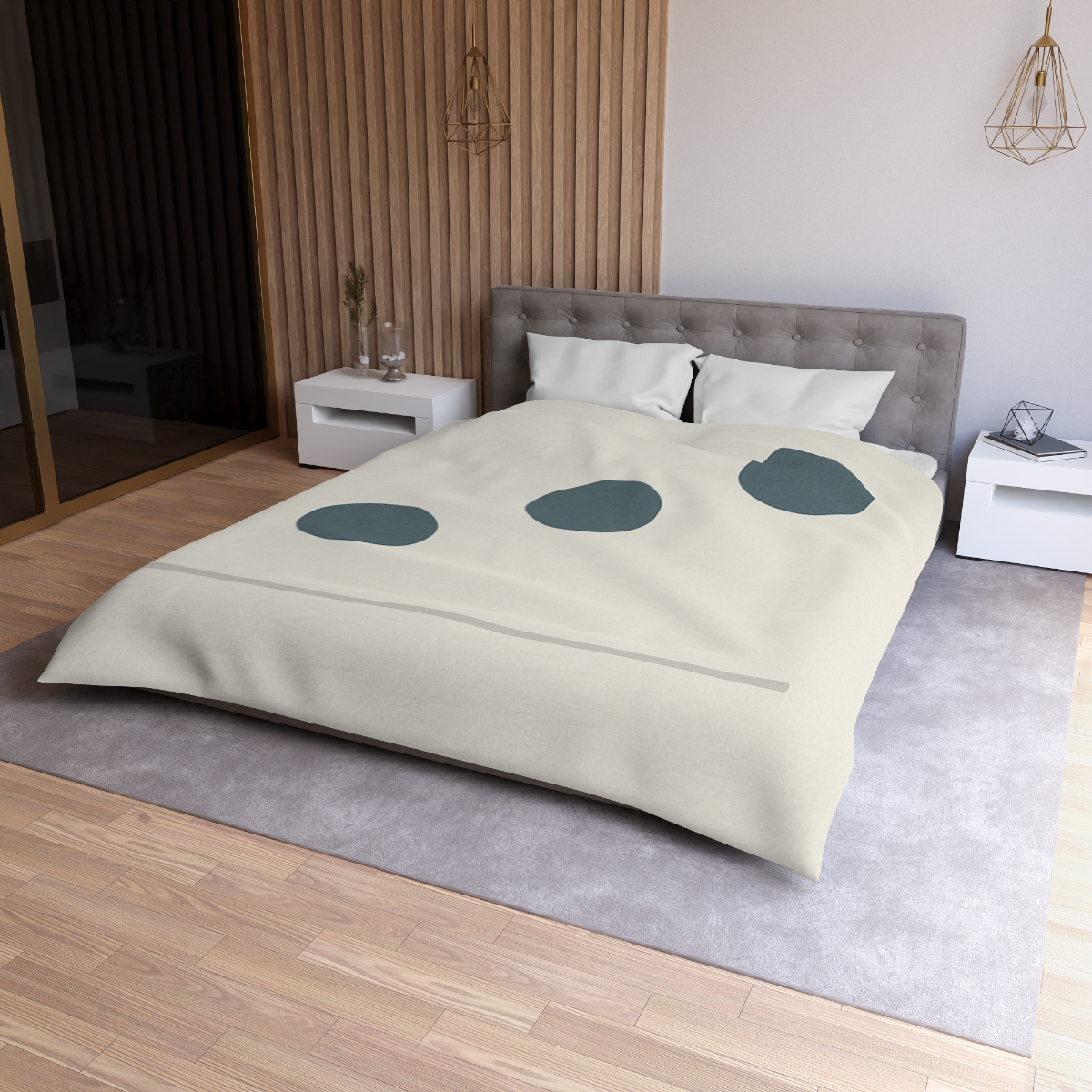 Diagonal Trio With Resting Line duvets for gifts