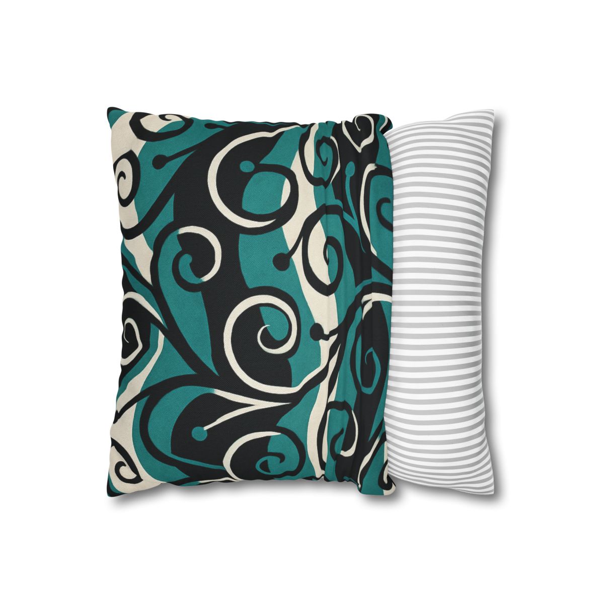 Vine Curl Wave Interference custom pillow cases