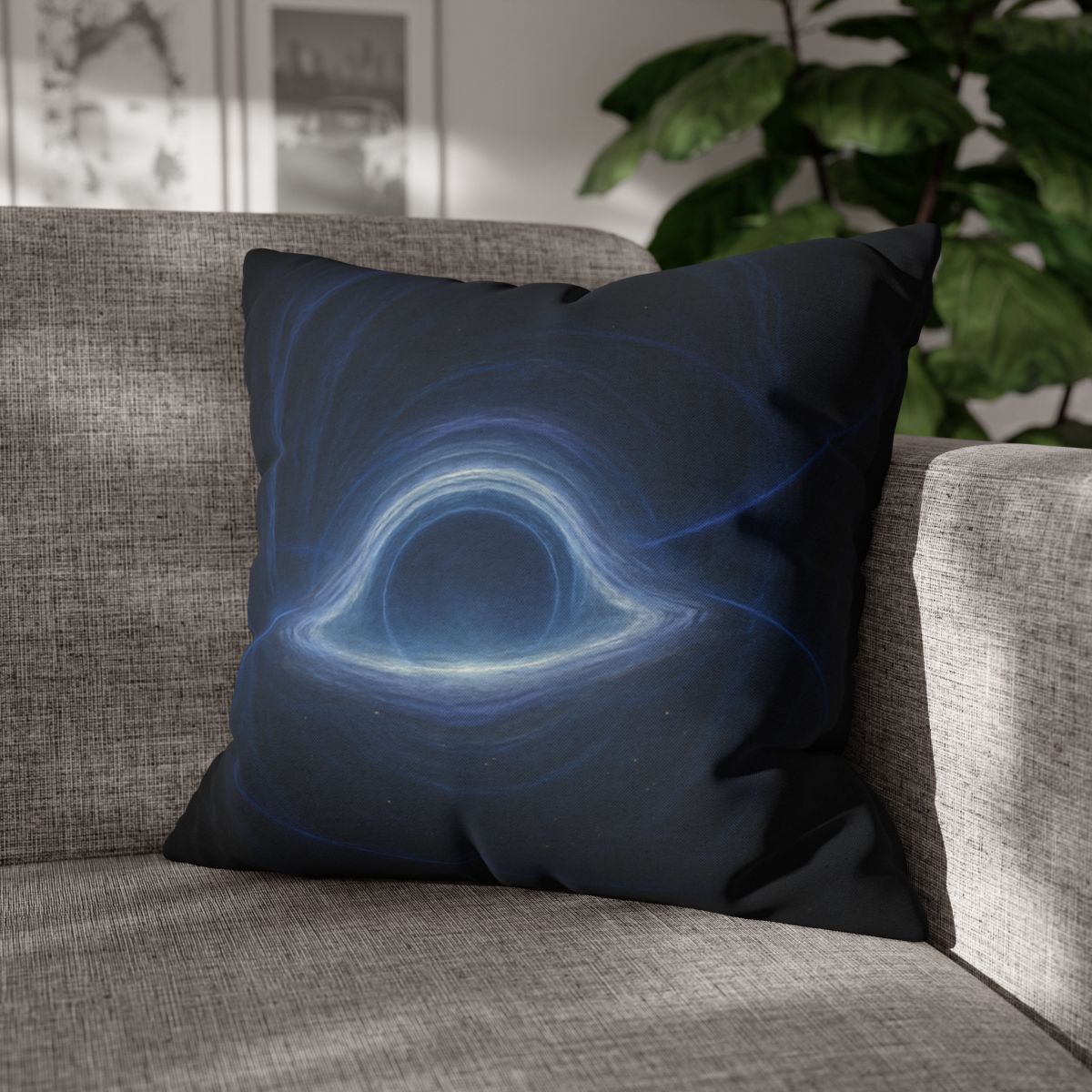 Luminous Event Horizon Veil soft cotton pillow cases