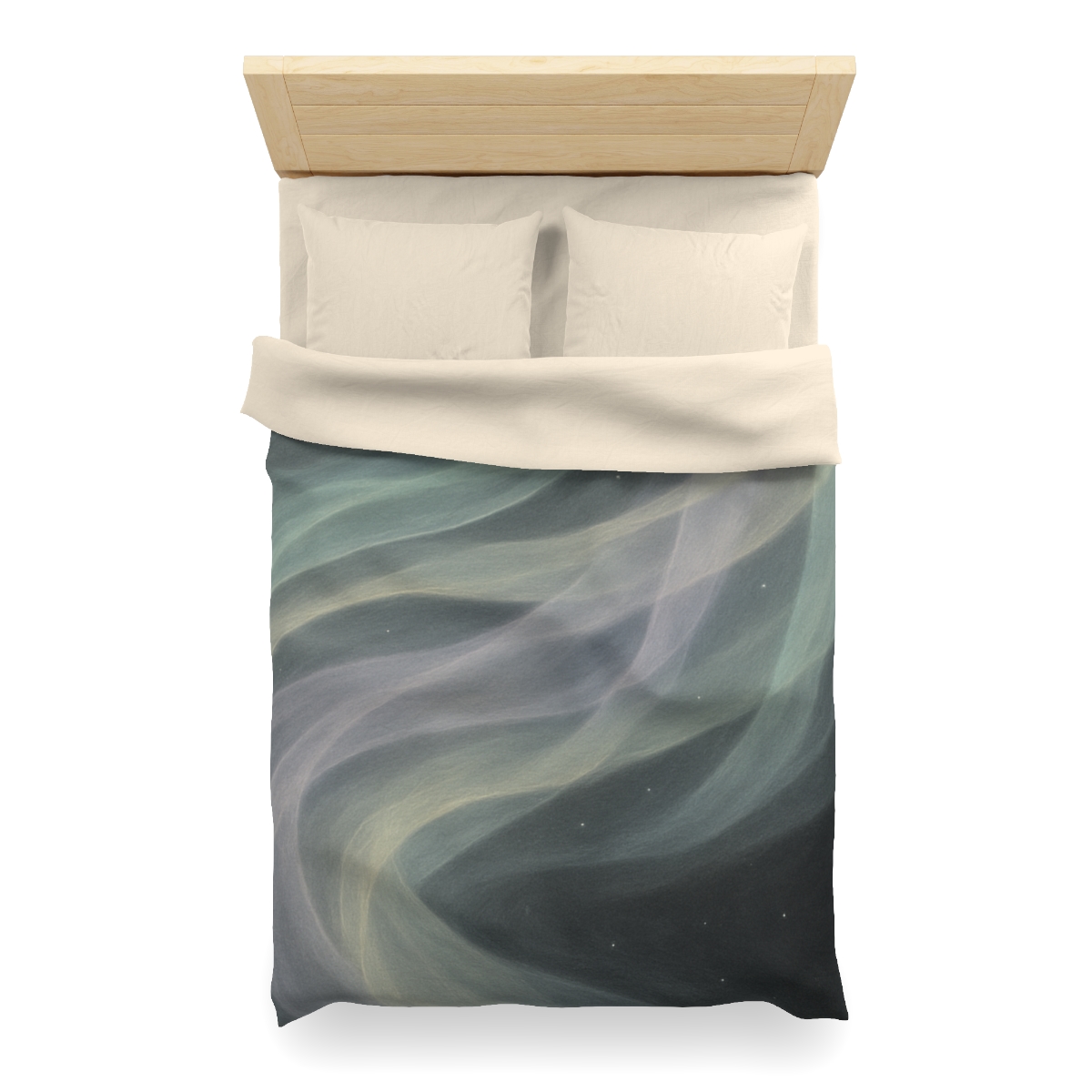 Auroral Cosmic Silk Currents stylish duvet covers