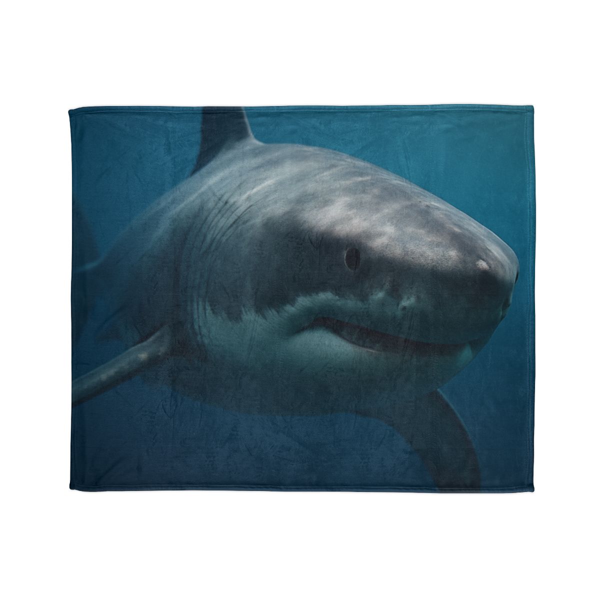Silent Hunter Great White Shark soft fleece blankets