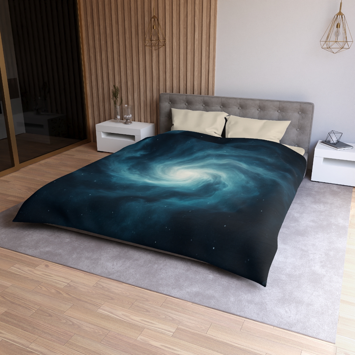 Nebula Spiral Haze trendy bedroom duvets
