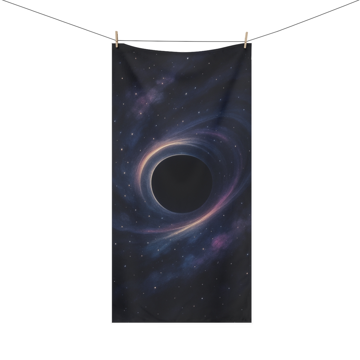 Gravitational Prism Bloom personalized bath towels