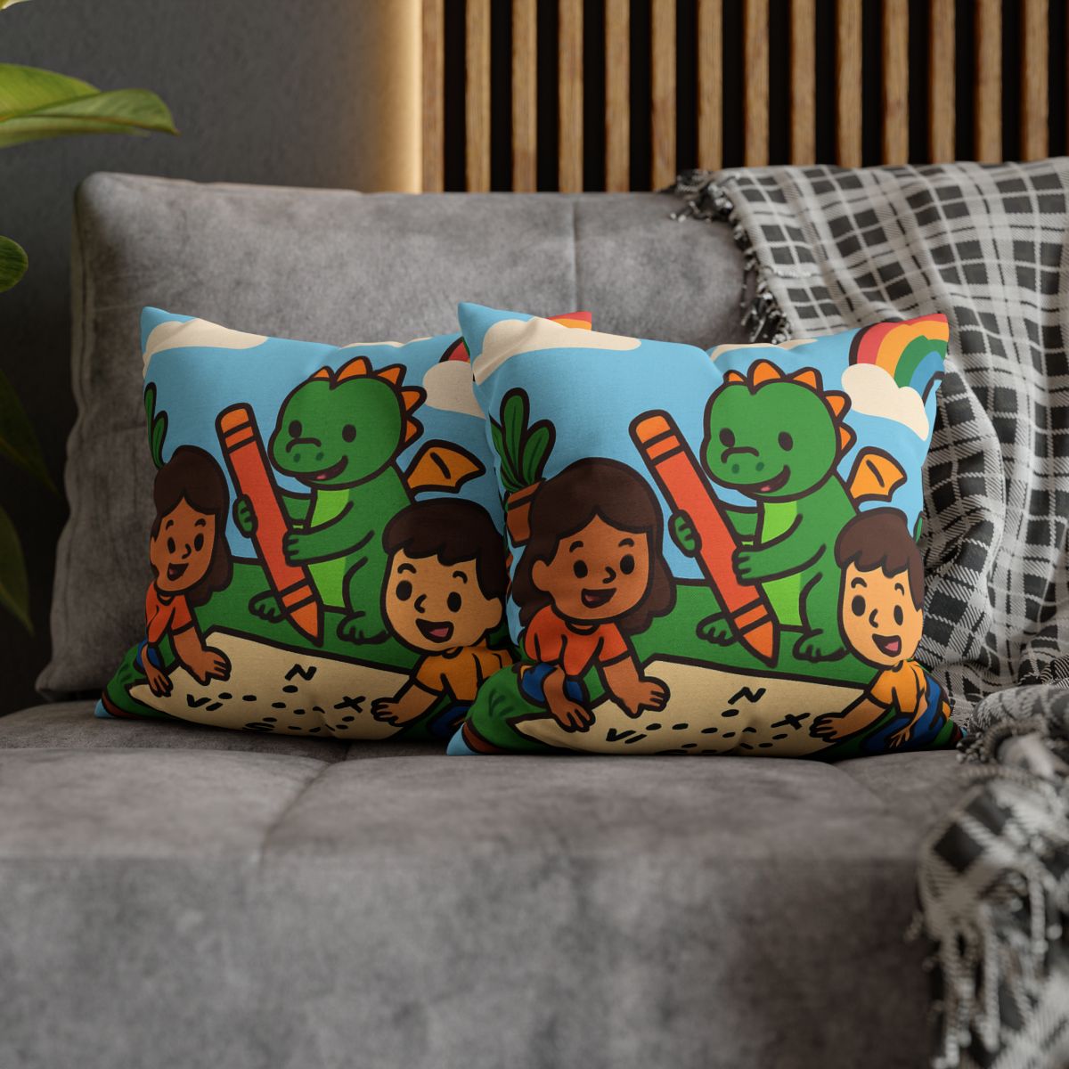 Sky Garden Map Makers With A Baby Dragon unique gift pillow cases