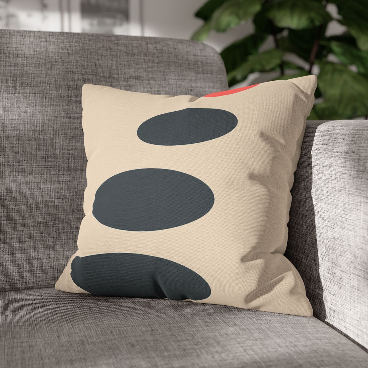 Staggered Ovals With Pause comfortable bedding pillow covers