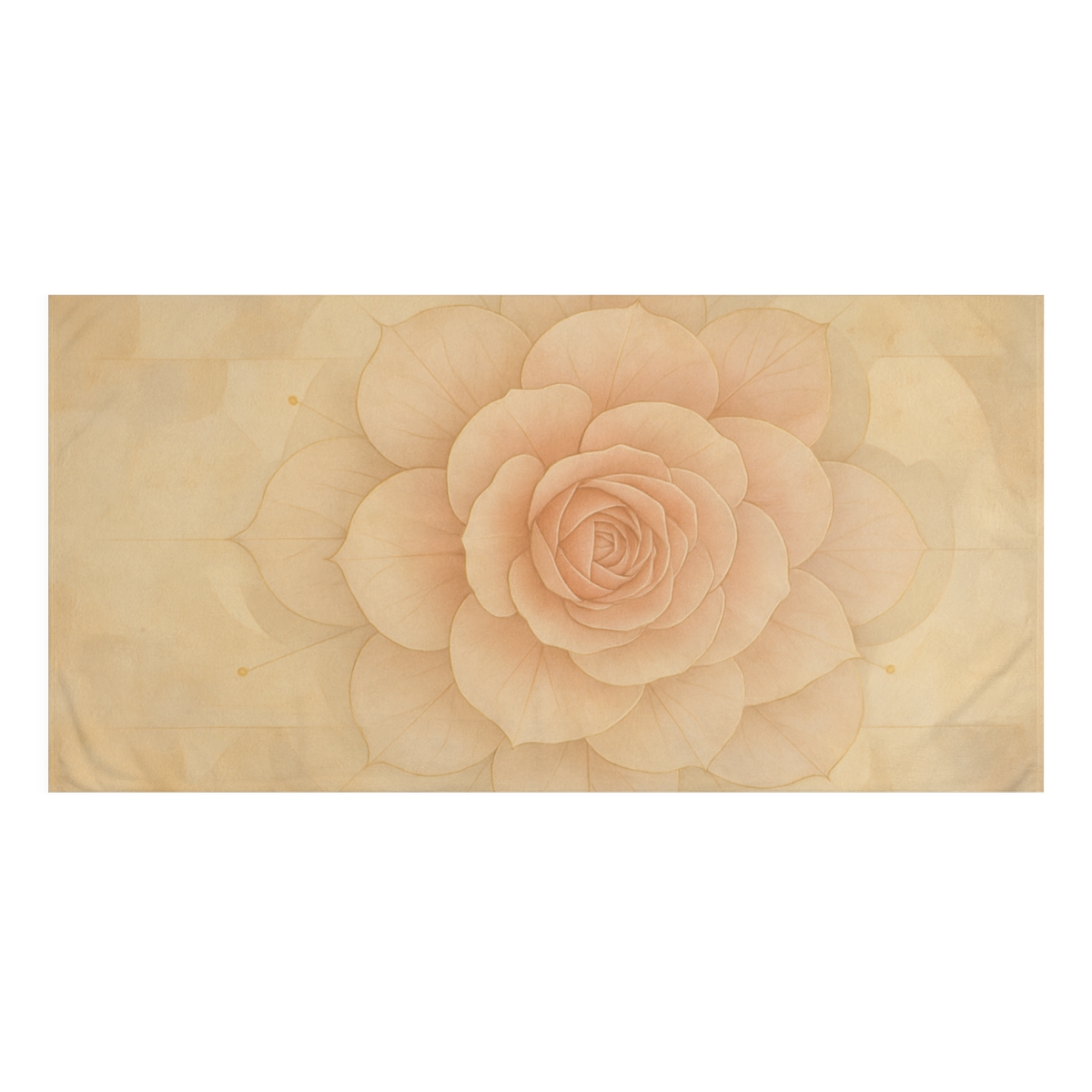 Petal Halo Mosaic soft cotton towels