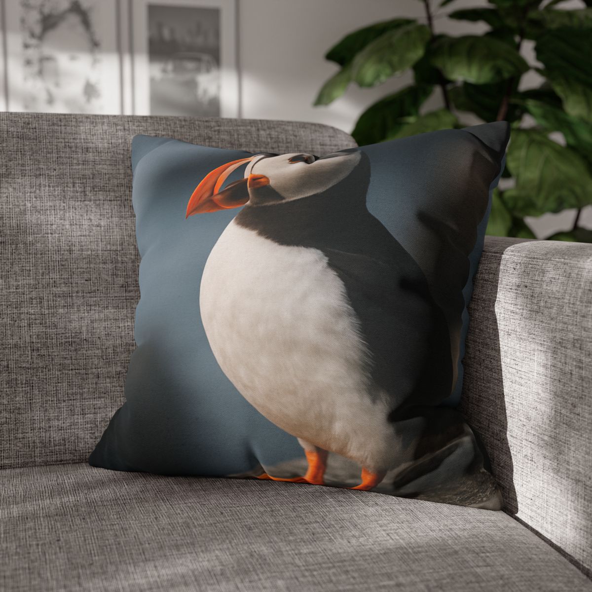 Cliff Breeze Atlantic Puffin unique gift pillow cases