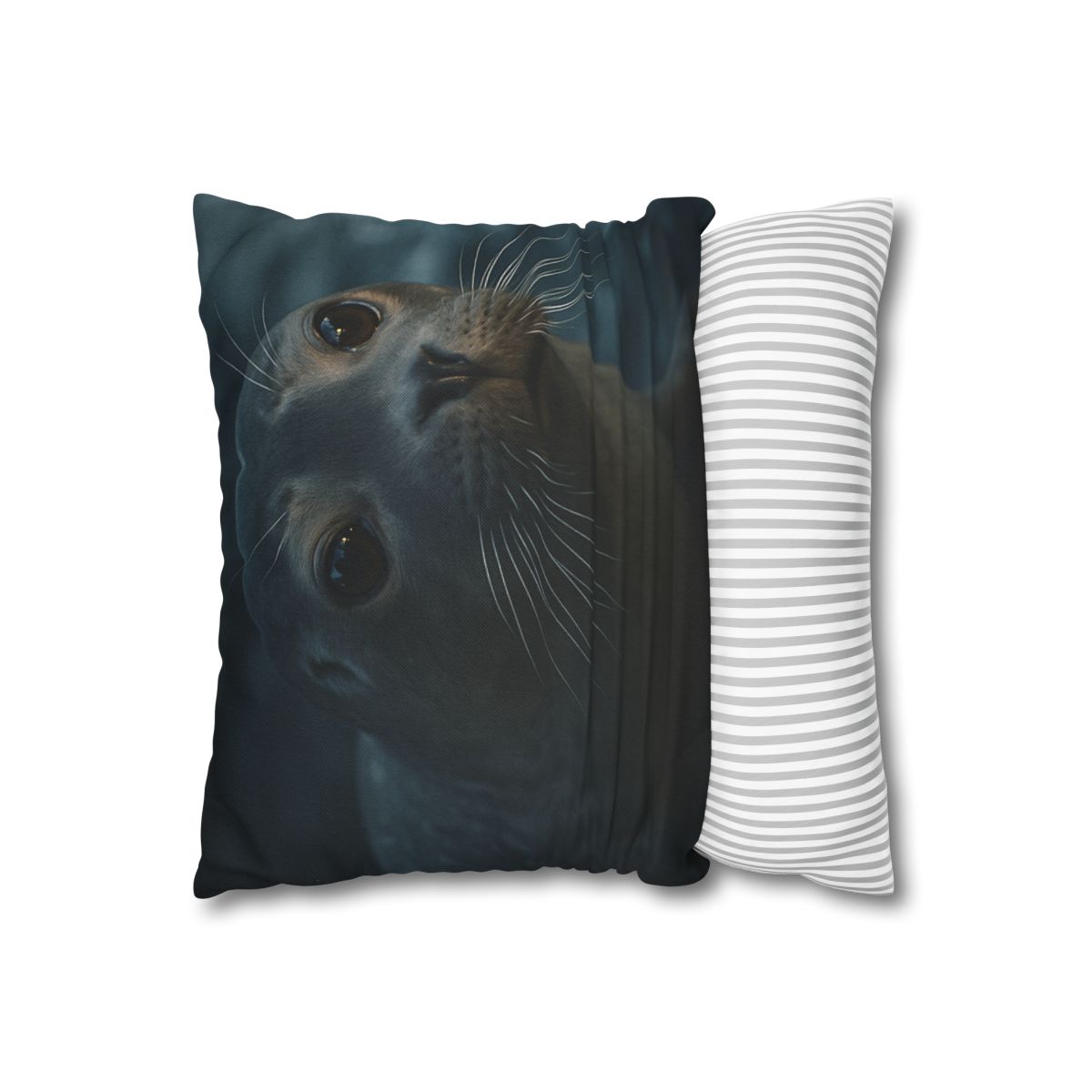 Moonlit Gaze Harbor Seal unique gift pillow cases