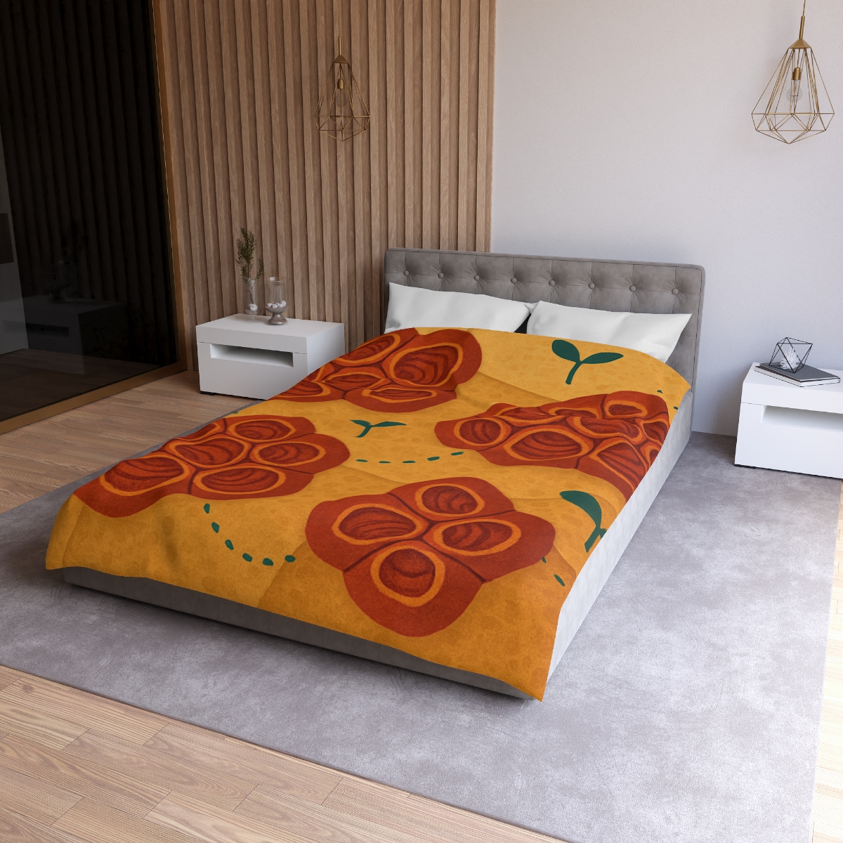 Seed Pod Mosaic soft comforter duvets