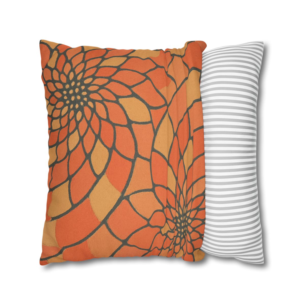 Petal Spiral Matrix designer print pillow cases