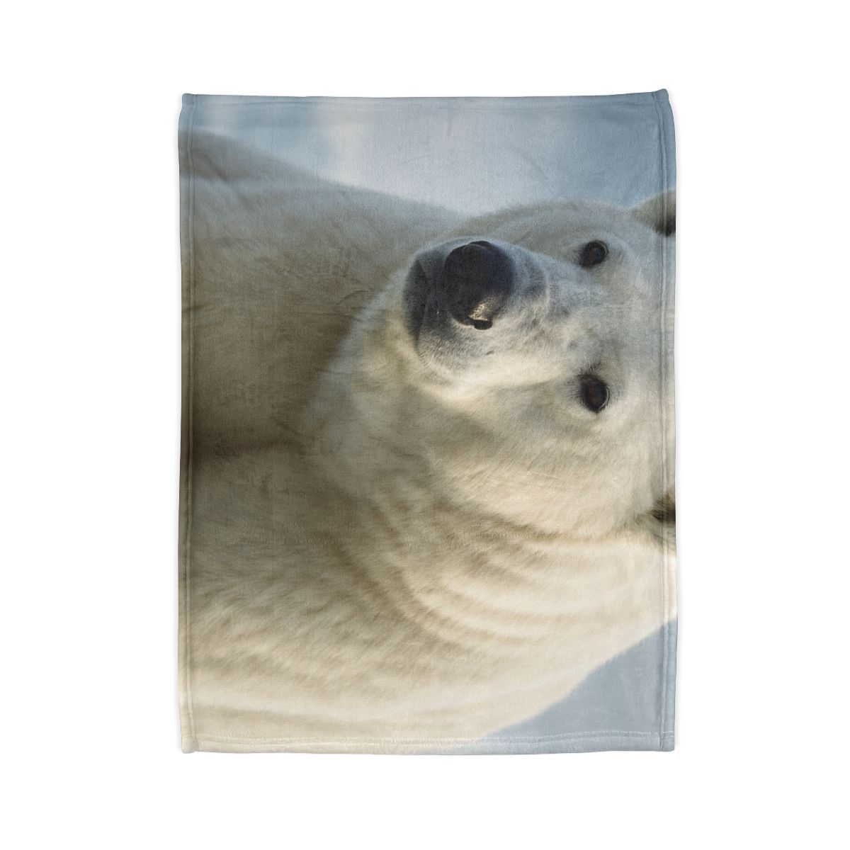 Glacier Sentinel Polar Bear unique gift blanketscustom blankets