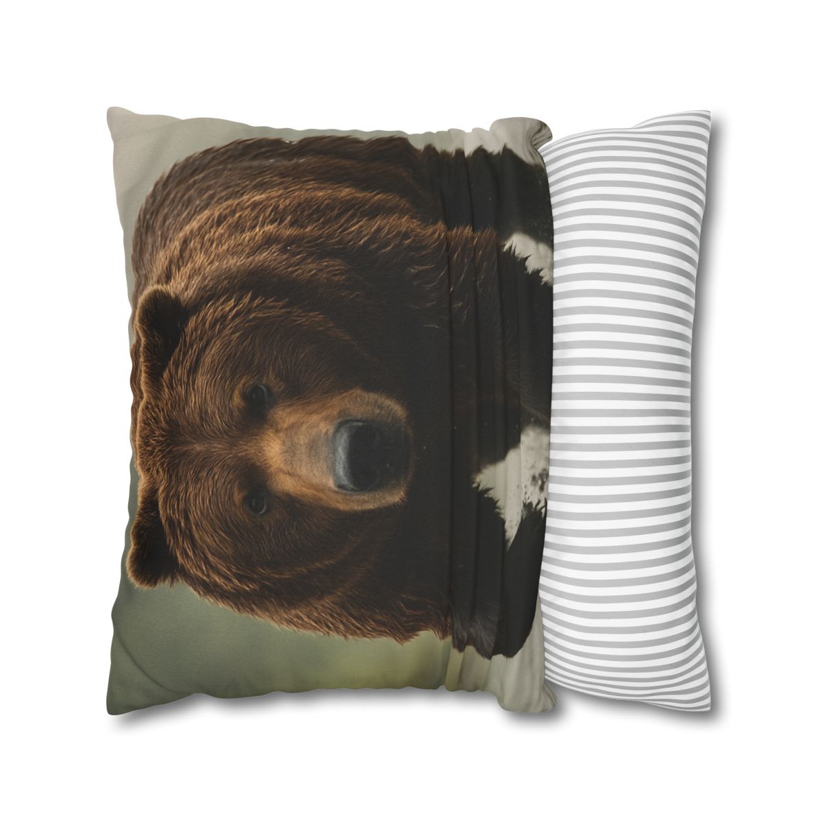 River King Grizzly Bear soft cotton pillow cases