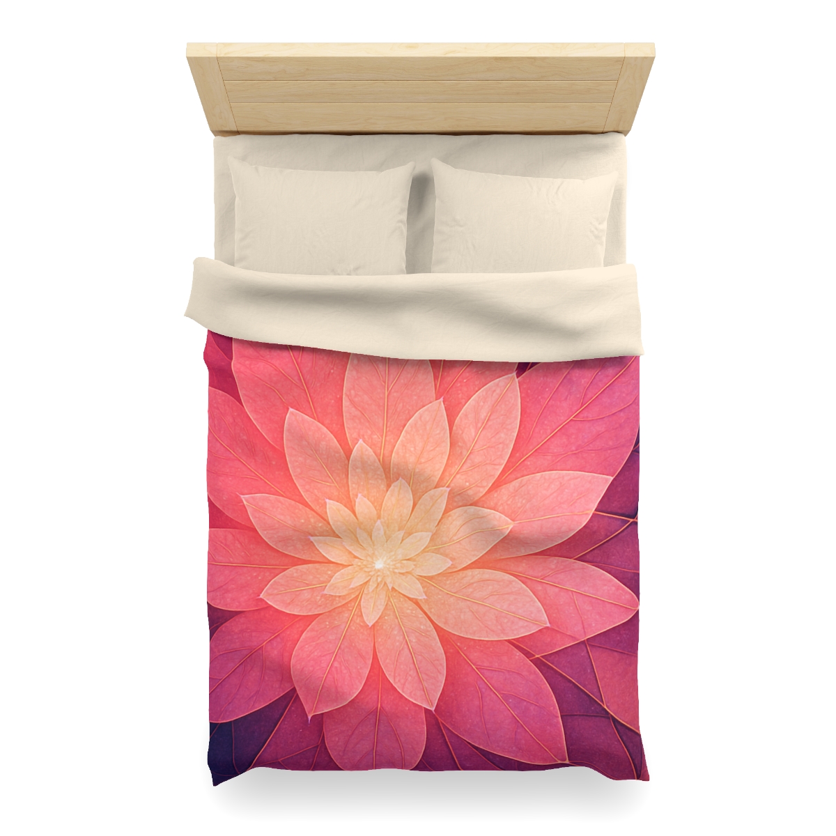 Petal Prism Overlap custom duvets