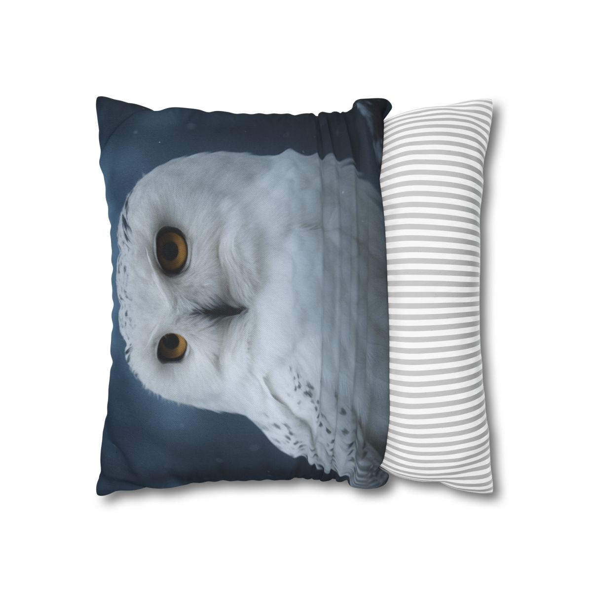 Twilight Watcher Snowy Owl personalized pillow covers