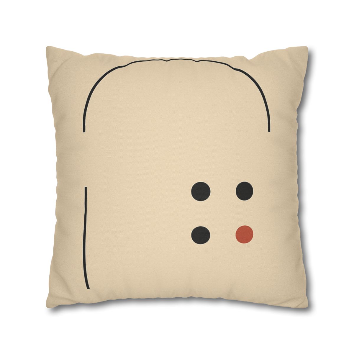 Partial Arc Window Over Dot Grid trendy patterned pillow cases