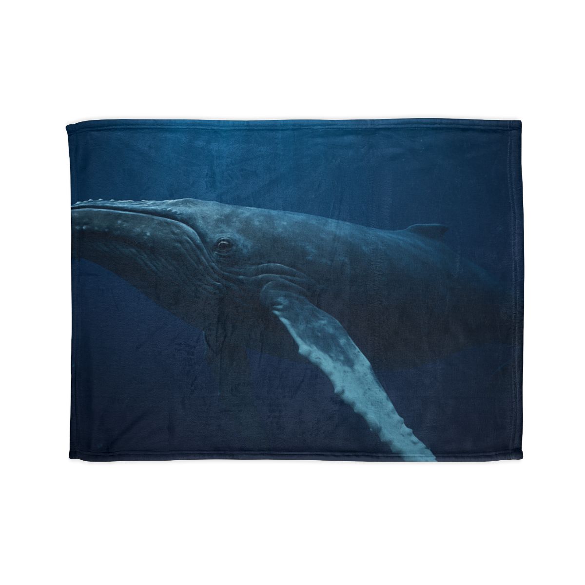 Deep Chorus Humpback Whale personalized cozy blankets