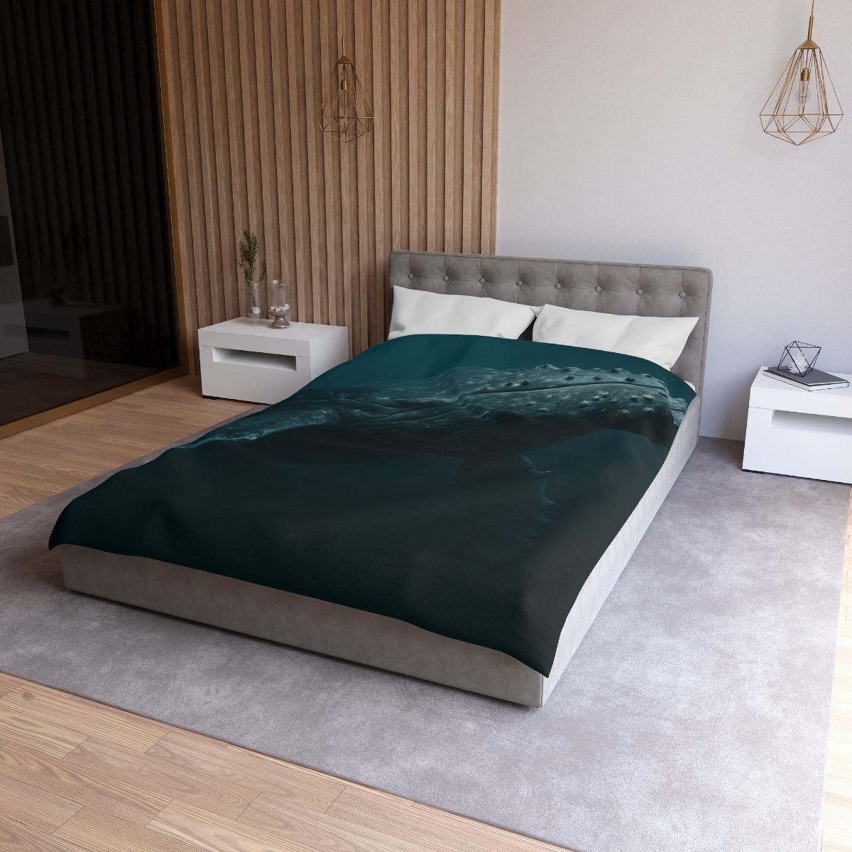 Deep Current Humpback Whale trendy bedroom duvets