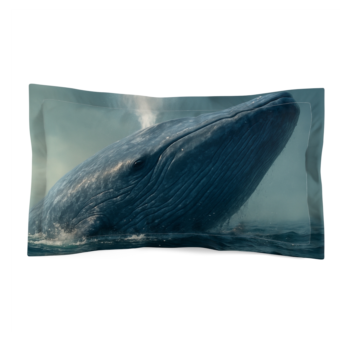 Deep Song Blue Whale personalized decorative pillows