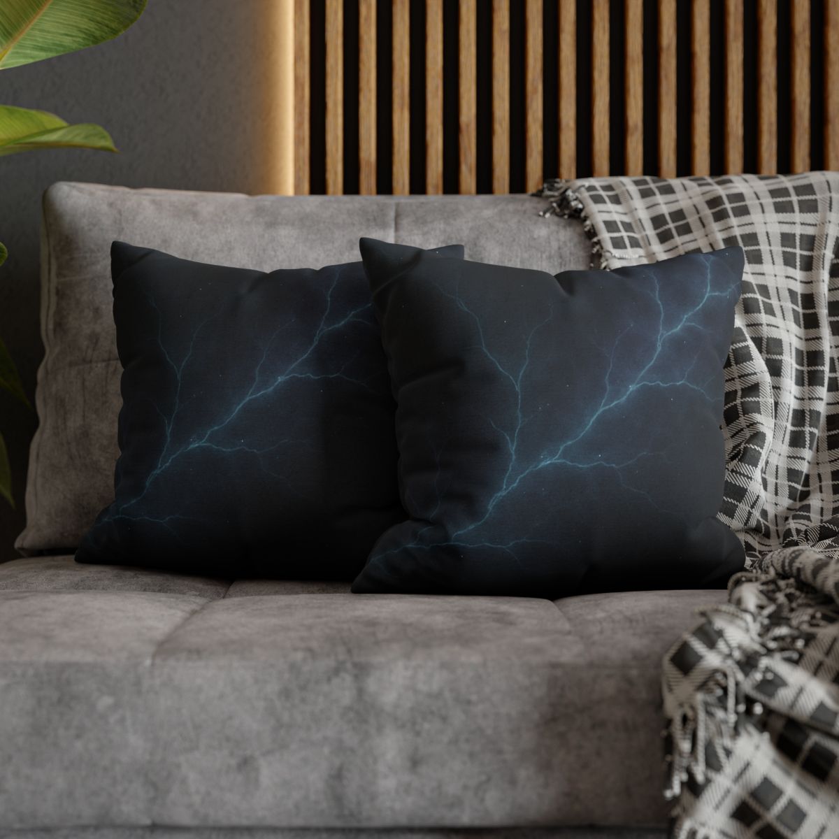 Dark Matter Vein Bloom stylish decorative pillowcases