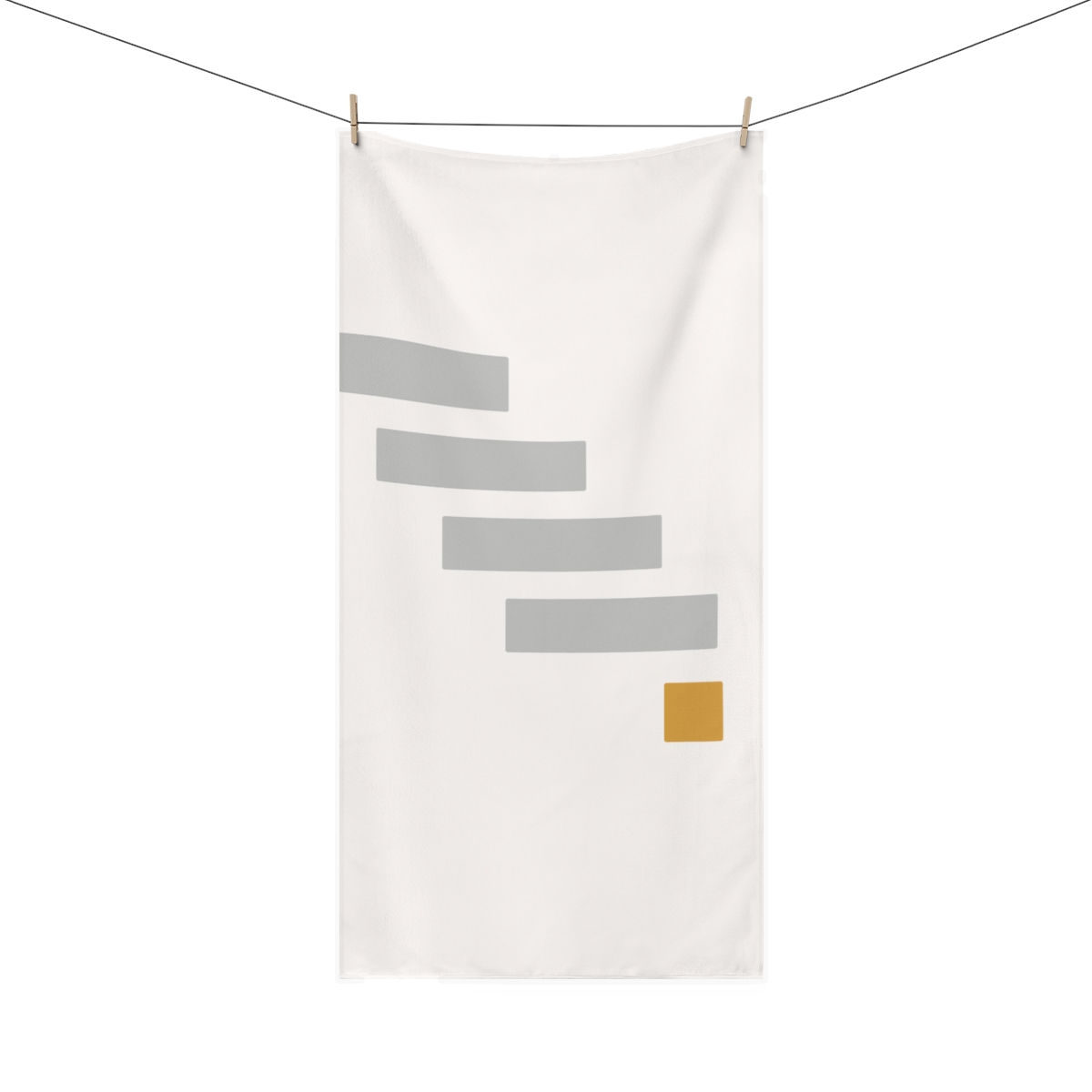 Descending Bars With Silent Pause unique gift towels