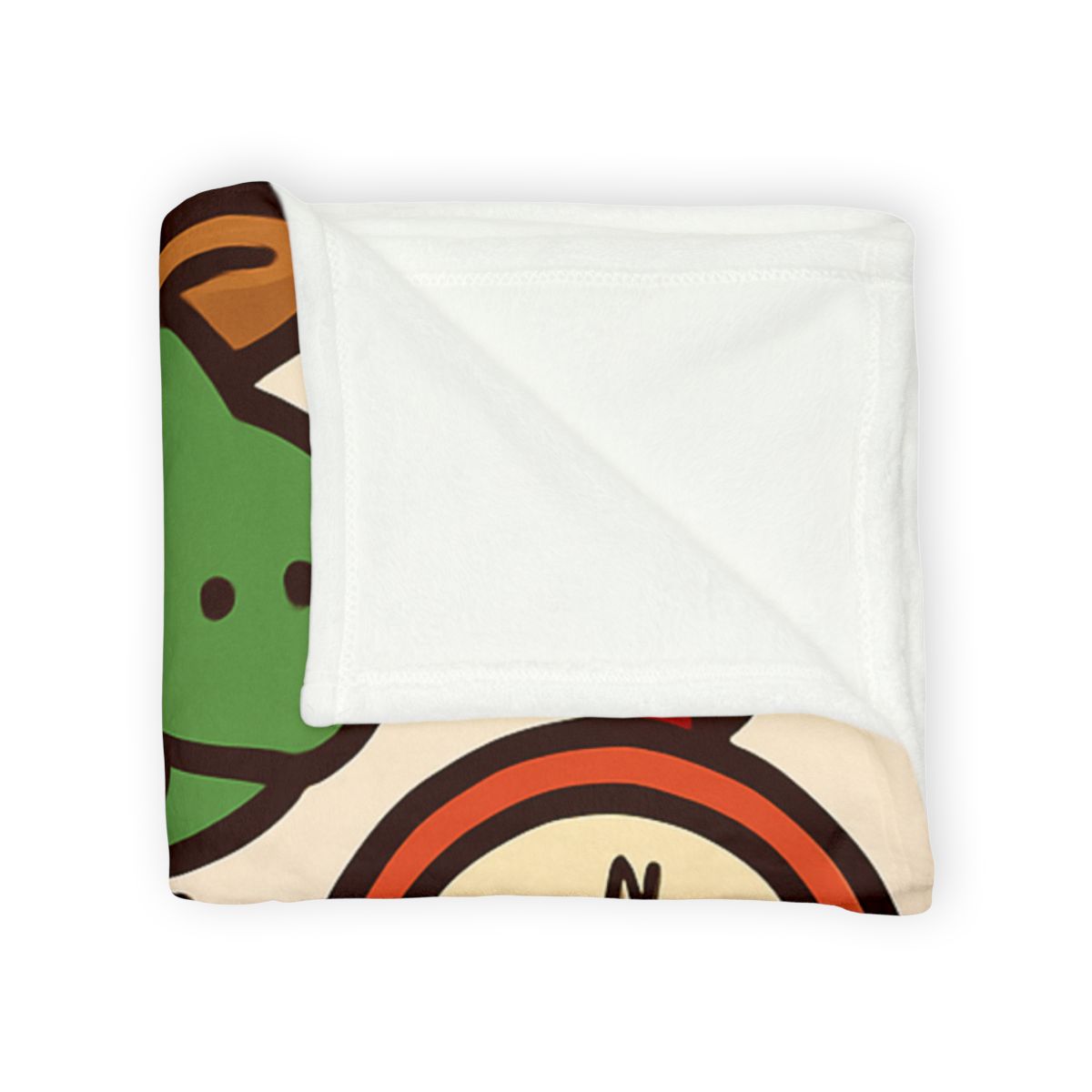 Desert Dino Map Quest With Compass And Constellations decorative home blankets