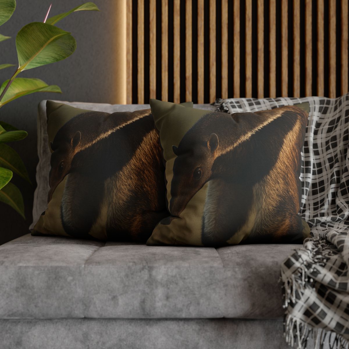 Ember Gaze Giant Anteater personalized pillow covers