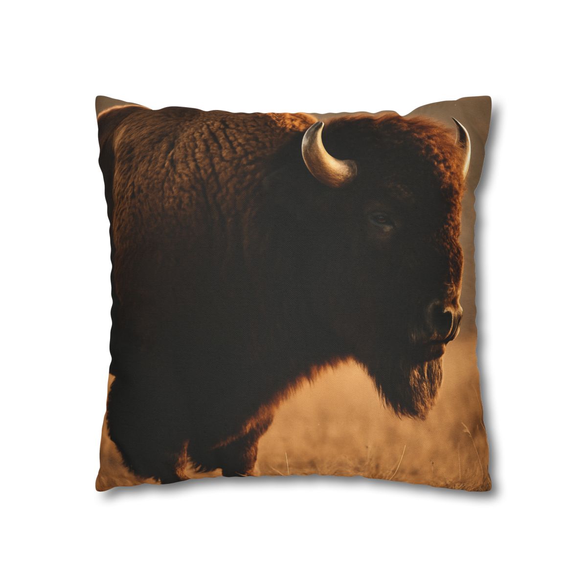 Prairie Thunder Bison soft cotton pillow cases