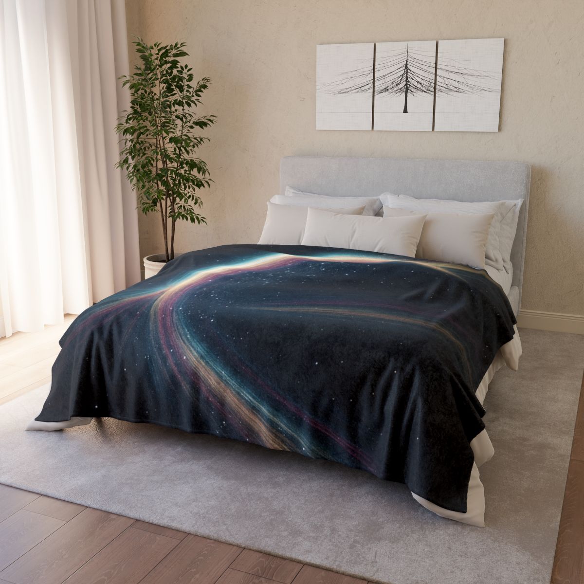 Prismatic Lensing Mirage decorative home blankets