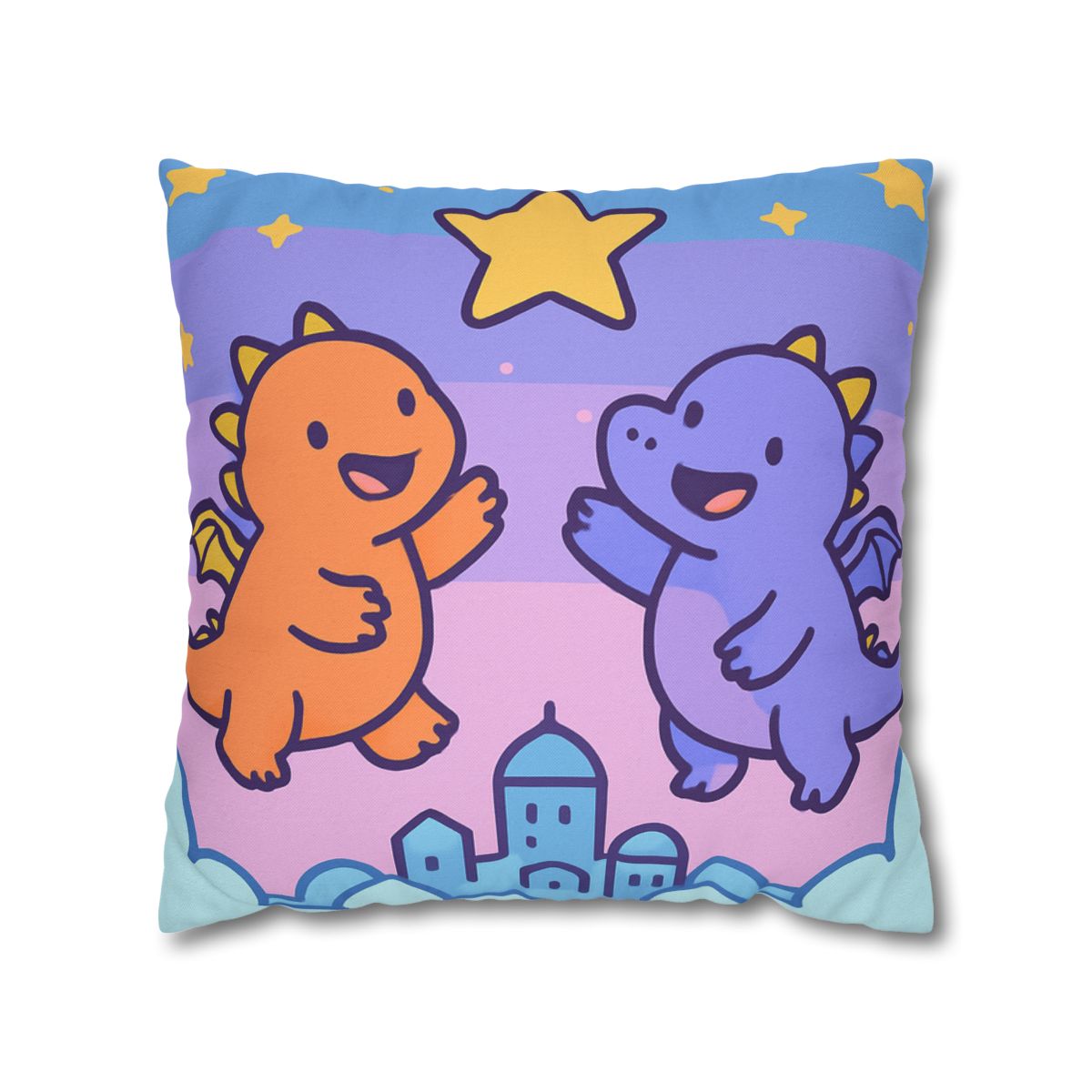 Starlight Cloud City Dragons personalized pillow covers