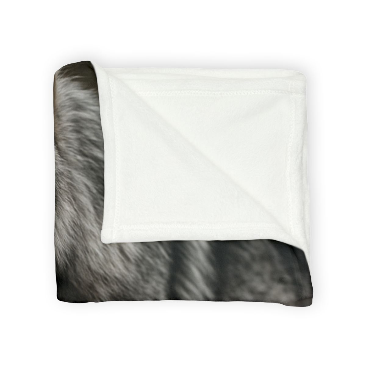 Silver Gaze Gray Wolf decorative home blankets