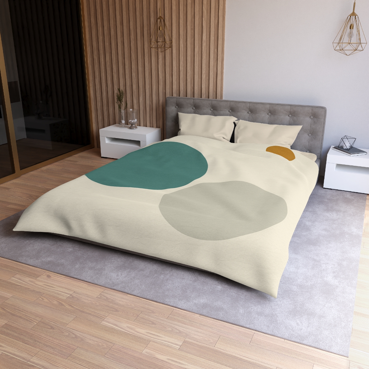 Balanced Triad With Open Center unique patterned duvets