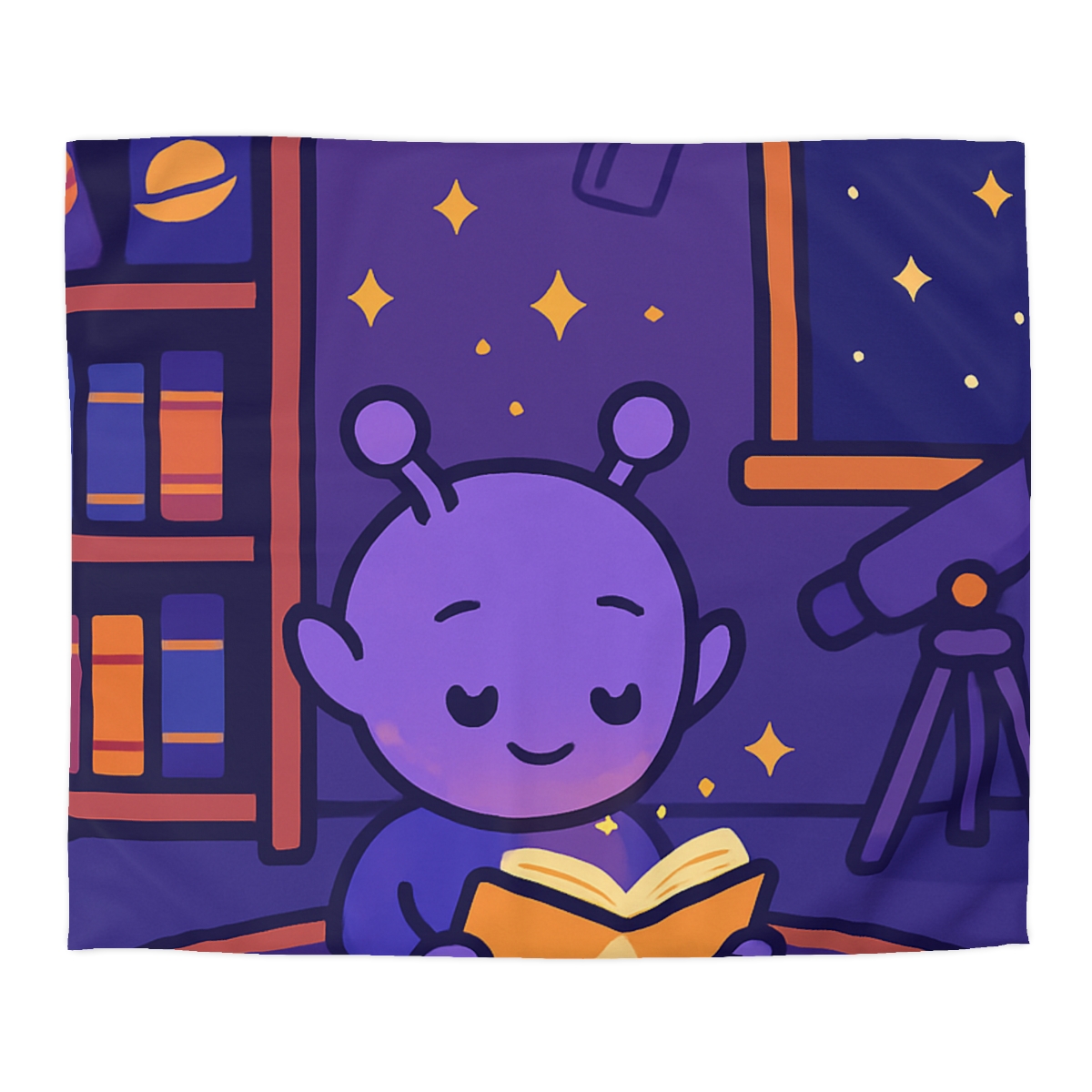 Library Of Floating Star Books personalized bedding duvets