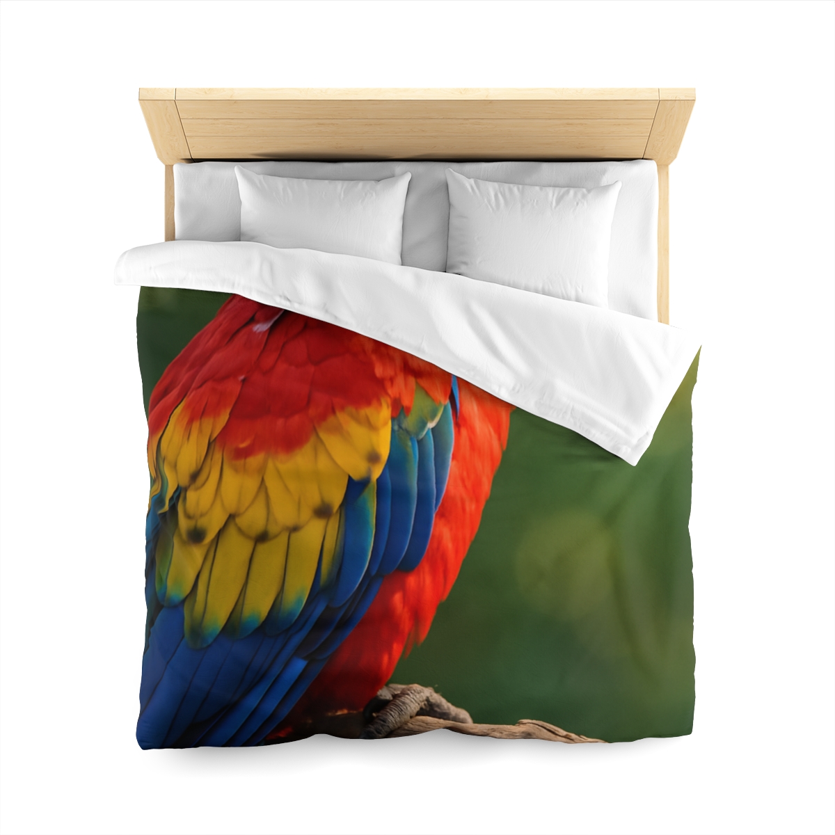 Prism Song Scarlet Macaw custom duvets