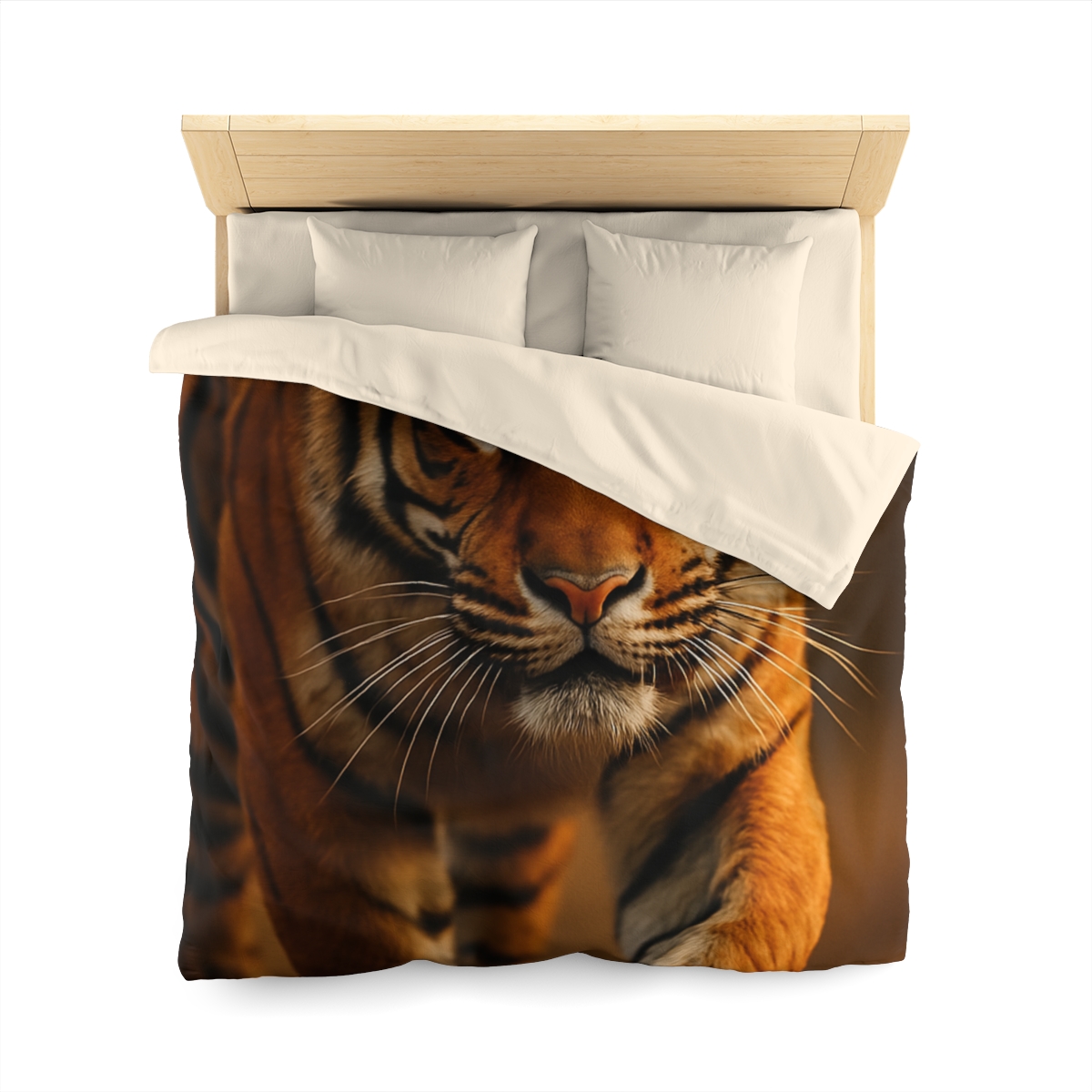 Dusk Herald Bengal Tiger designer printed duvets