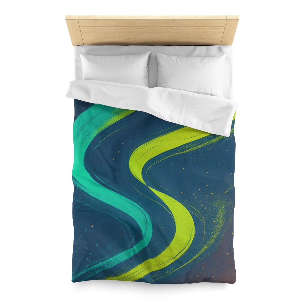Auroral Dust Ribbon designer printed duvets