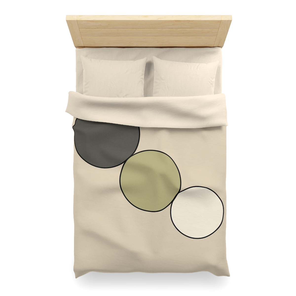 Staggered Trio Of Circles Harmony stylish duvet covers