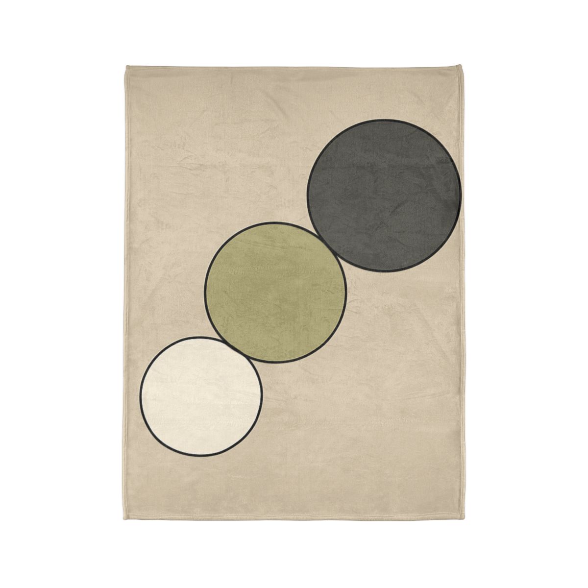 Staggered Trio Of Circles Harmony unique gift blankets