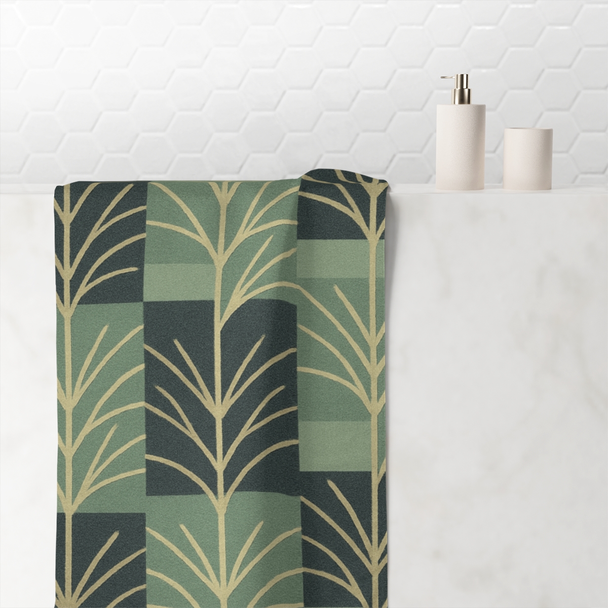 Frond Geometry Tapestry stylish beach towels
