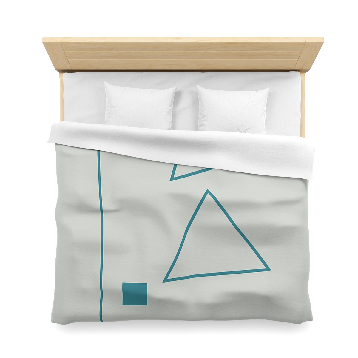 Staggered Triangles With Silent Axis personalized bedding duvets