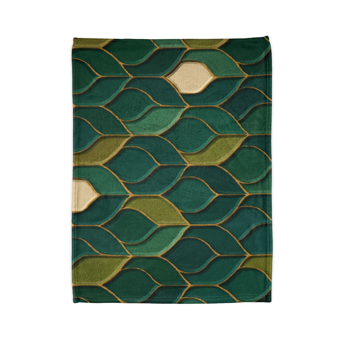 Bud Scale Tessellation warm winter blankets