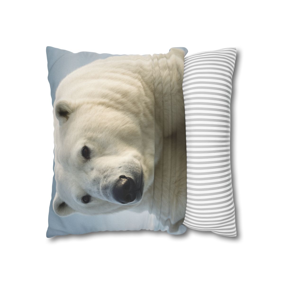 Glacier Sentinel Polar Bear personalized pillow covers