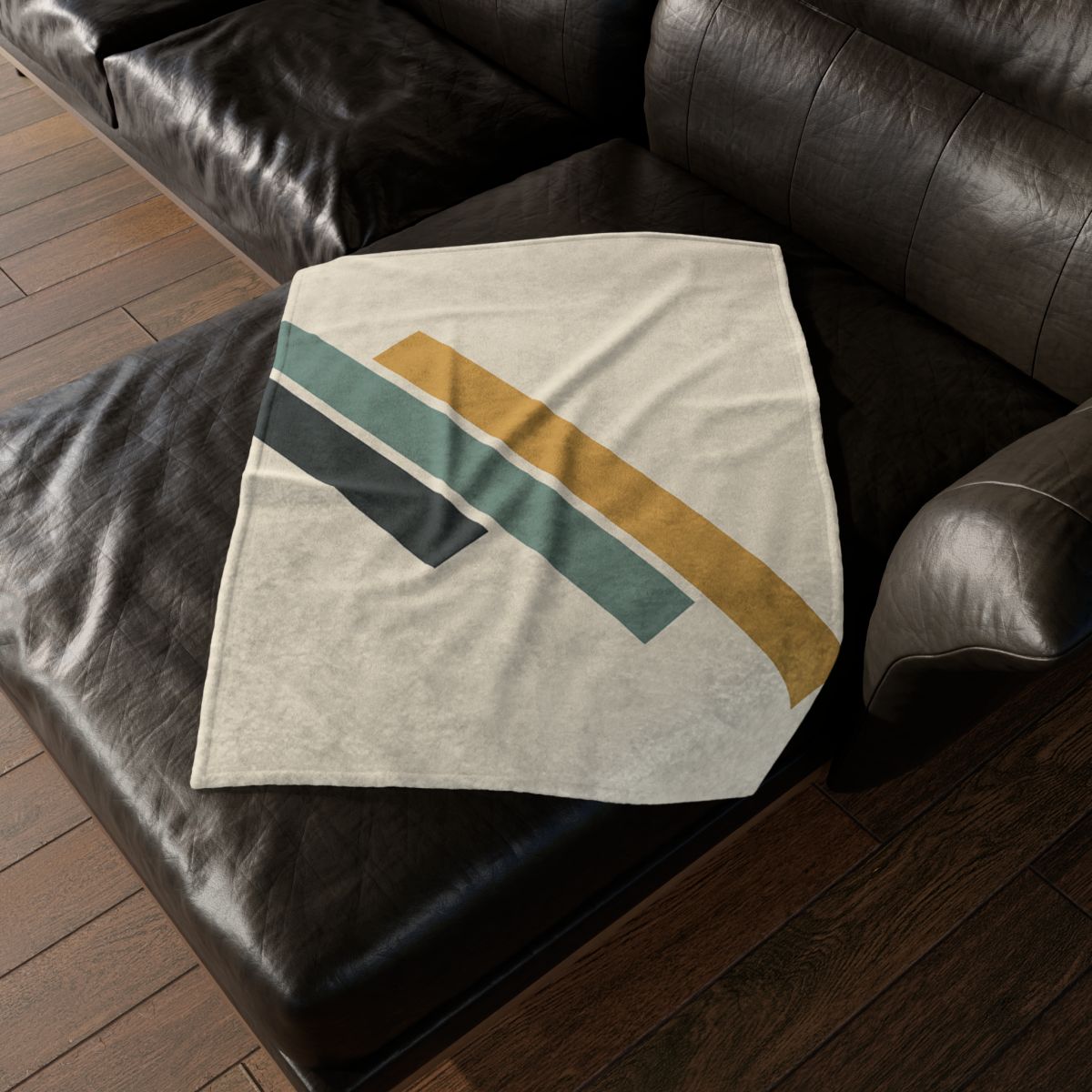 Stepped Rectangle Rhythm decorative home blankets