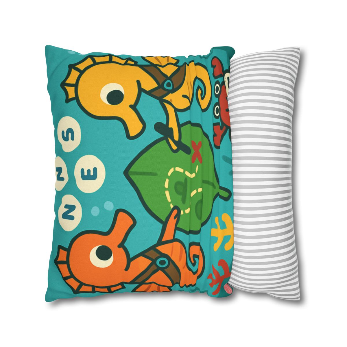 Underwater Map Makers The Seahorse Scouts custom pillow cases