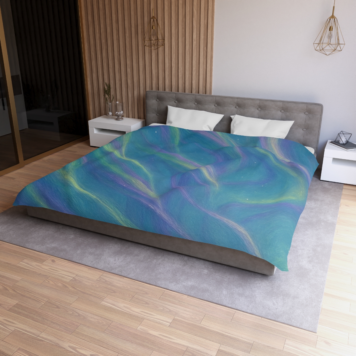 Aurora Filament Weave personalized bedding duvets