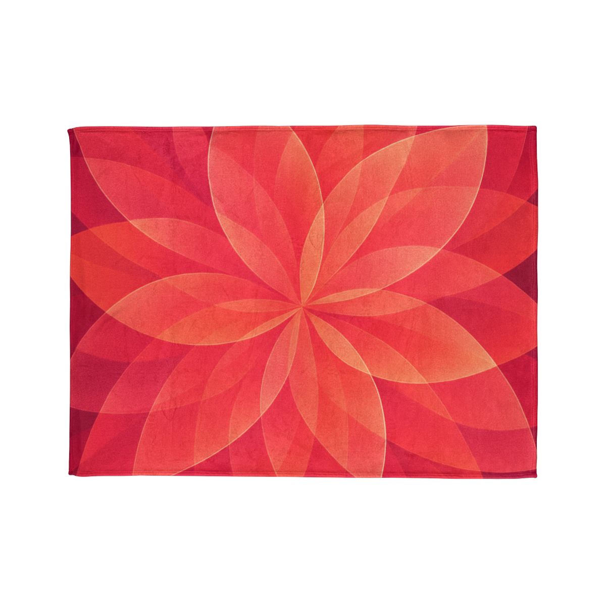 Petal Prism Overlap stylish throw blankets