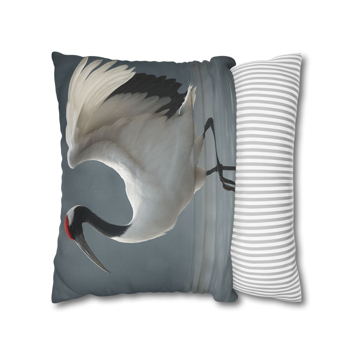 Mist Dancer Red Crowned Crane unique gift pillow cases