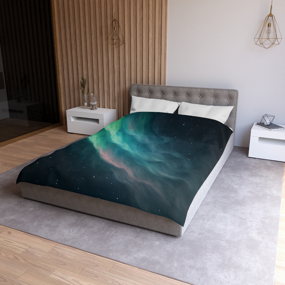 Aurora Veil Starstream soft comforter duvets