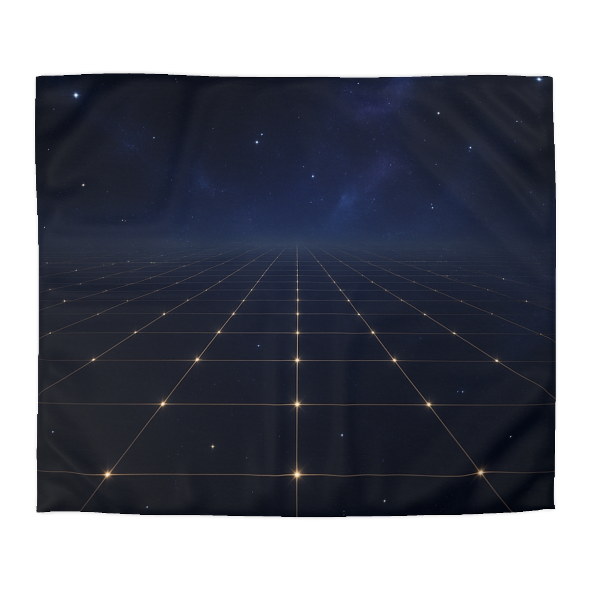 Luminous Cosmic Lattice personalized bedding duvets